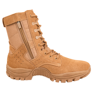 暗改作战靴全掌碳板超轻棕色作战训靴防穿刺魔改作战靴沙漠靴