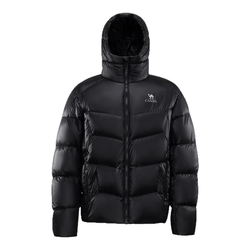 【鹅绒】骆驼羽神男装羽绒服短款面包服加厚排骨服新款防泼水外套