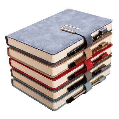 简约a5会议记录本定制可印logo