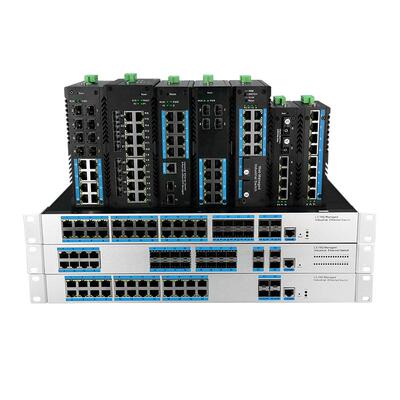 拓轩千兆2光4电8电WEB管理交换机