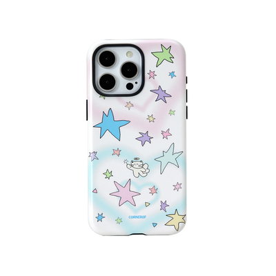 cornerof韩国进口磁吸菲林16promax手机壳适用iPhone15pro苹果14pro原创13二合一12新款高级女星星可爱17pro