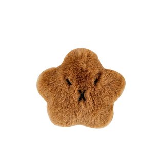 迪加尼星星手机背夹带挂绳毛绒通用可背斜挎新款可爱防丢高级背带挂脖手机链挂绳长款编织手提多功能可拆卸