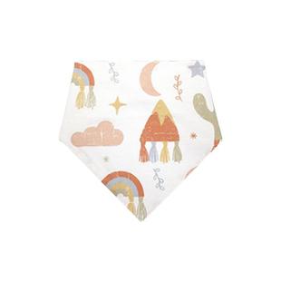 新生婴儿口水巾宝宝a类纯棉三角巾按扣防水组合围嘴兜婴幼儿围脖