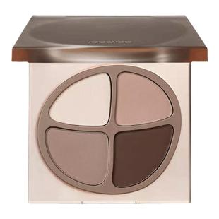 Joocyee酵色新品四色眼影盘珠光哑光雾面原生裸妆色低饱和伪素颜