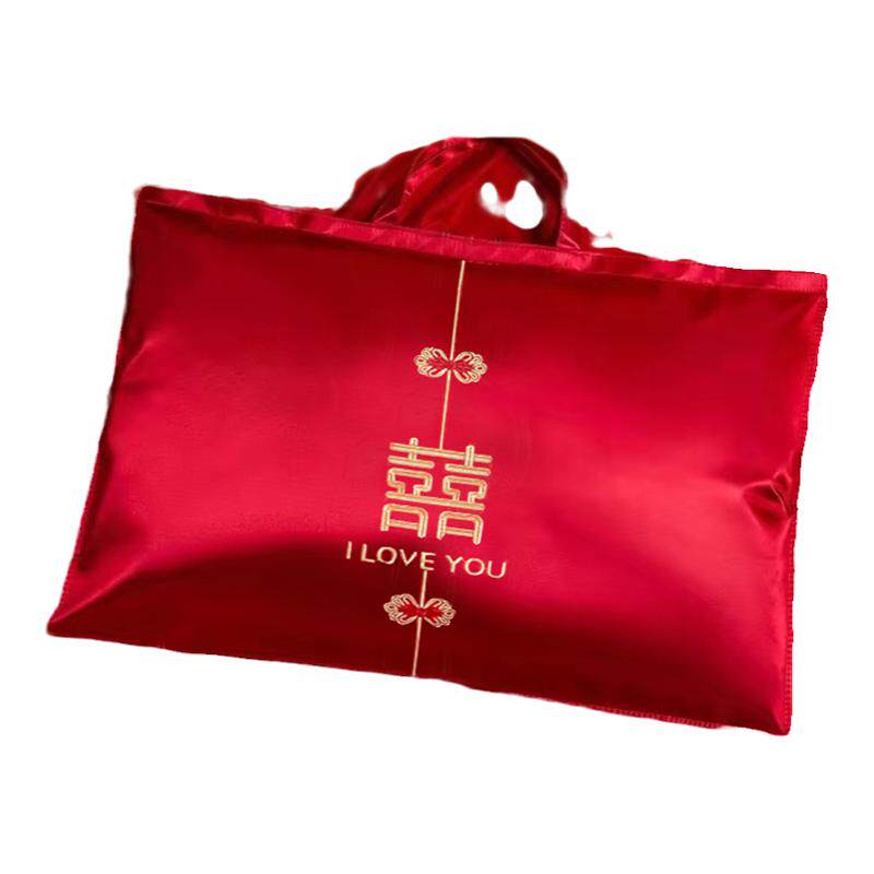 惠格莱高档结婚枕头收纳袋牛津布