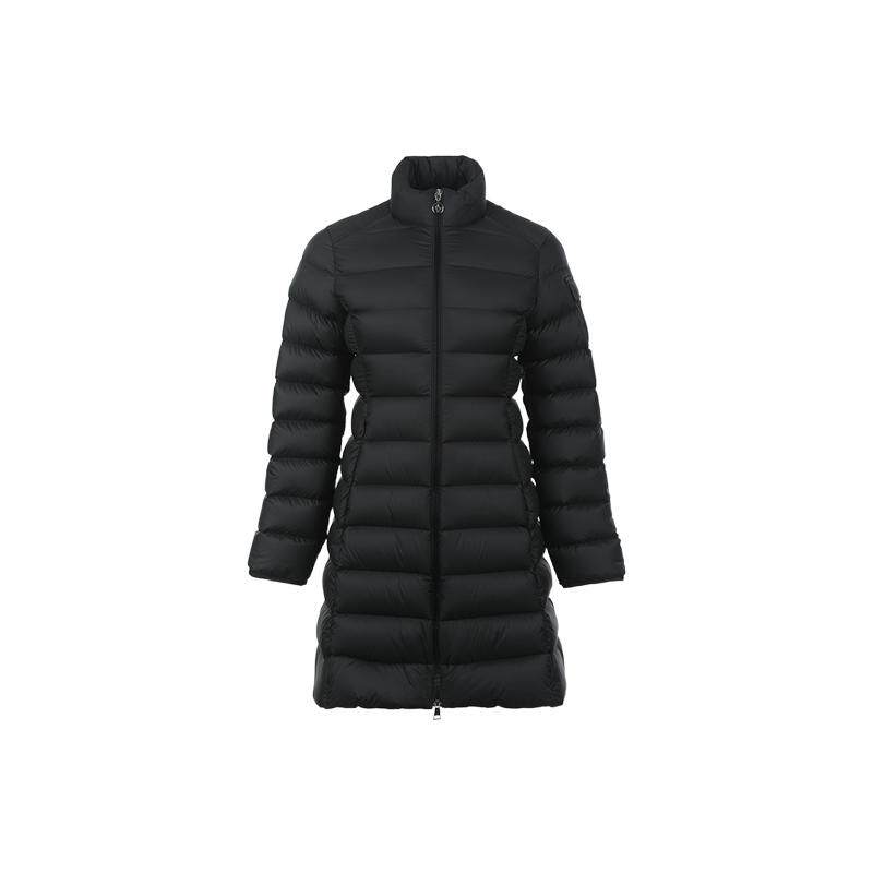 【自营】Moncler/盟可睐女士FW25标识logo徽标中长款鹅绒羽绒服