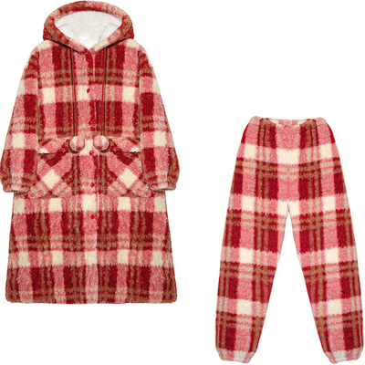 Bananagirl女士冬季加绒睡衣