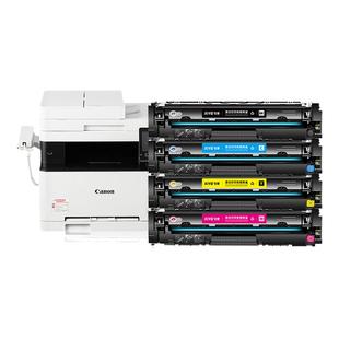 兮夜适用佳能mf645cx硒鼓黑彩色MF643cdw crg-054打印机粉盒lbp621cw mf641cw墨盒LBP623cdn lbp623cdw