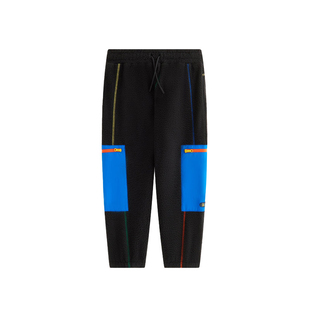Kith Kids儿童装拼色羊羔绒尼尔逊工装长裤|正品现货