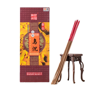 祈福神州天然百年乌沉香32厘米竹签香棒香寺庙家用办公礼佛香正品