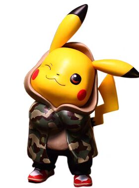 可爱风皮卡丘治愈系电脑小摆件