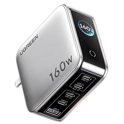 绿联闪电湃140W氮化镓充电器PD3.1多口120闪充GaN适用于苹果macbookpro16联想华为笔记本电脑13手机typec插头