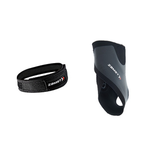 ZAMST/赞斯特运动护具跑步护踝髌骨带训练装备飞斯特+JK BAND套装