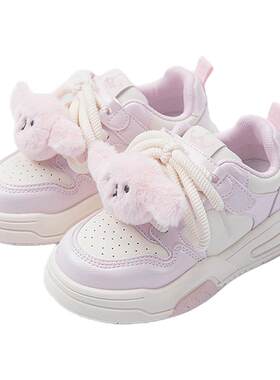 笛莎儿童休闲板鞋运动鞋女童新品