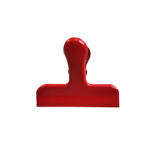 手账夹子黑色红色金属不锈钢ins办公文具小夹子票据夹书夹琴谱夹