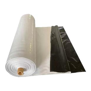 加厚黑白膜进口长寿遮阳降温隔热反光膜保温保暖养殖棚专用黑白膜