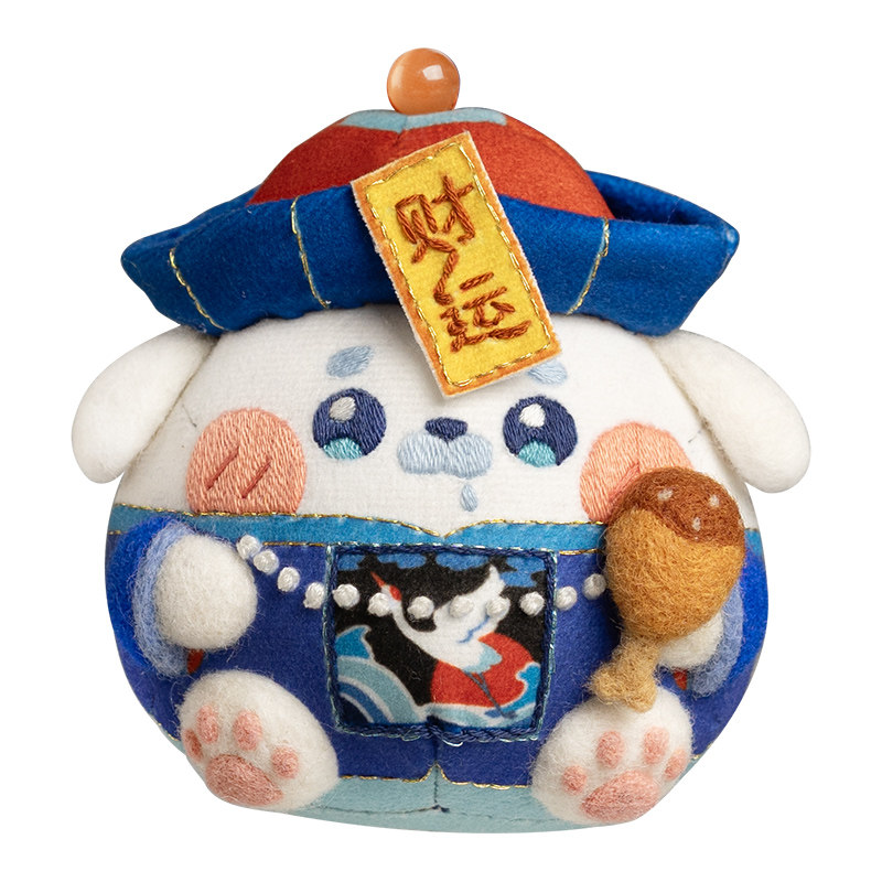 刺绣手工diy材料包国风玩偶