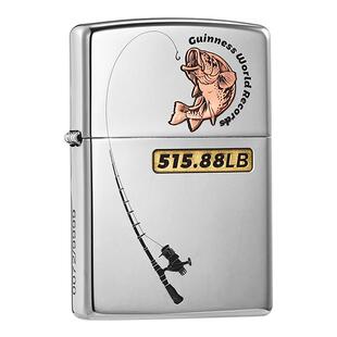 Zippo打火机钓鱼佬吉尼斯路亚官方正品防风煤油送男朋友生日礼物