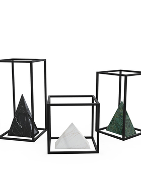 轻奢风大理石别墅会所客厅桌面