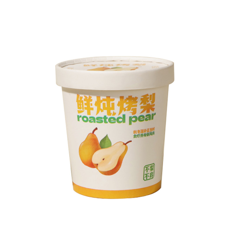 一次性烤梨专用杯冰糖雪梨打包盒耐高温金箔碗秋冬鲜炖小吊梨汤杯