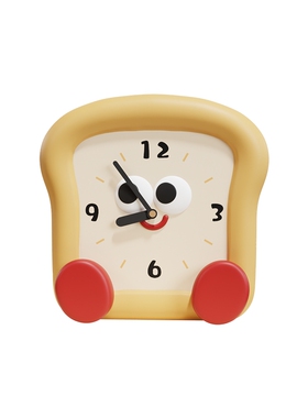 【天猫热销T0P1】吐司时钟摆件