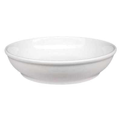 日式陶瓷简约白色浅碗沙律碗汤盘