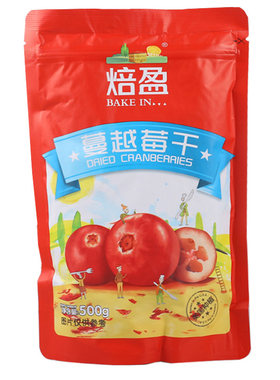 焙盈蔓越莓干500g原料小红莓