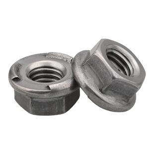 六角法兰面焊接螺母8级高强度6弧形焊点螺帽汽车标准件适用于吉利