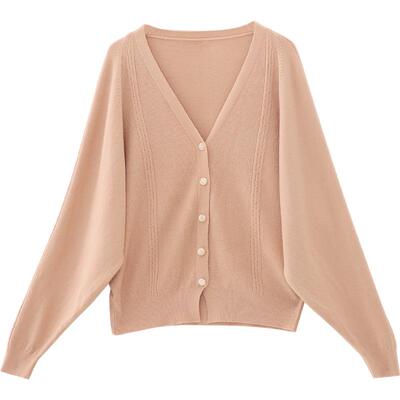 早春针织开衫it'realV领针织开衫