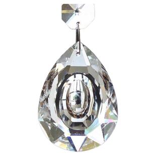 A龙眼水晶K9吊坠50－89mm水晶灯客厅酒店珠帘吊坠水晶灯DIY散珠