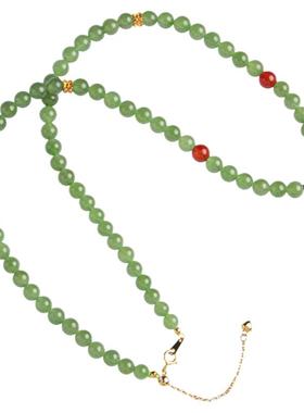 时尚碧玉串珠DIY锁骨项链毕业礼