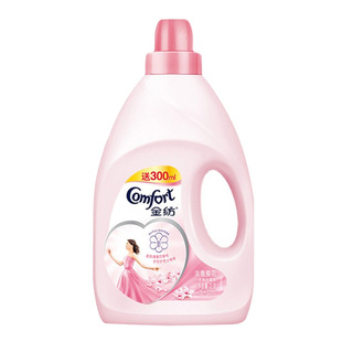 金纺柔顺剂2.3L樱花香氛衣物护理剂洗衣液持久留香防静电护衣包邮