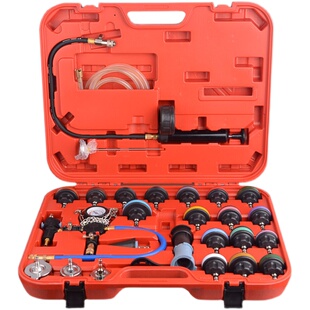 汽车水箱打压测漏工具检试漏仪防冻液更换加注器真空冷却液压力表