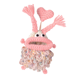 可爱网红汽车钥匙套壳包扣适用于奥迪宝马奔驰大众别克本田车挂件