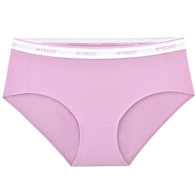 3件129|商场同款MYBODY新款时尚LOGO印花舒适亲肤纯棉裆无痕内裤