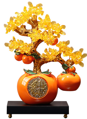 发财树客厅柿柿如意艺术