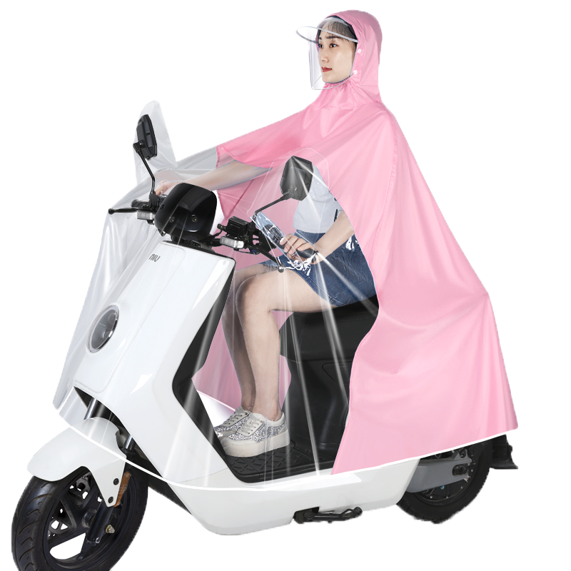 母子电动车亲子雨衣2025新款