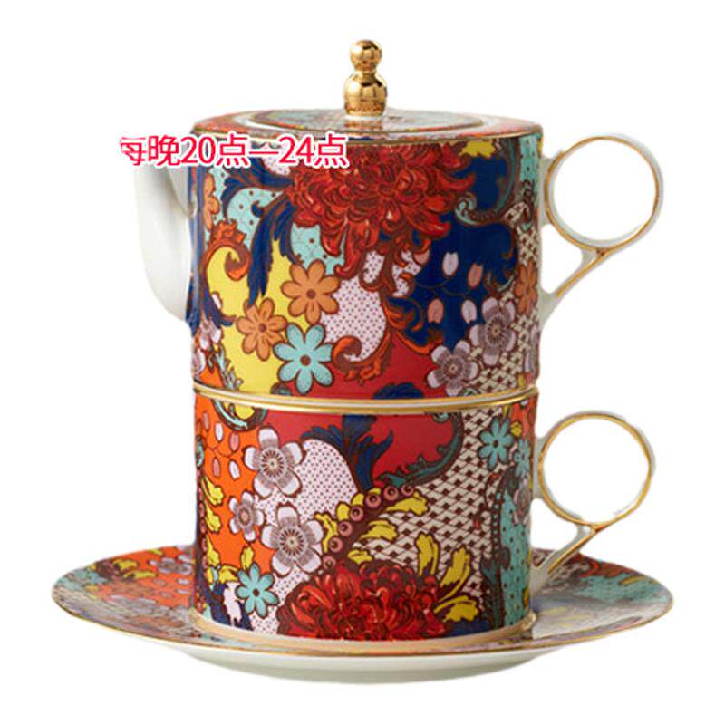 永丰源繁花似锦4头咖啡具瓷