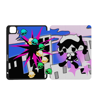 9397萌妹ipad平板壳适用于ipadpro2018/2020/2024 10.9 11寸12.9寸13寸黑色机壳