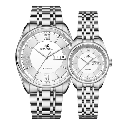 上海手表自动机械表星期日历防水