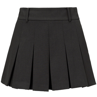 商场同款FF||仿佛冬裙裤半裙高腰短裤a字百褶裙气质