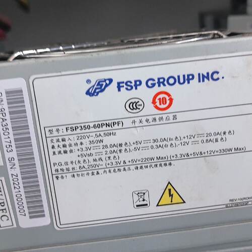 议价-FSP GROUP FSP350-60PN(PF) 台式机电可维修