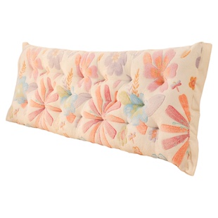 小清新床上靠枕床头宿舍学生靠垫长条榻榻米靠背实木床防撞软包