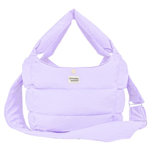 一阅心田羽绒背包单肩斜挎包宠物背包车用外出包冬天保暖小狗出行