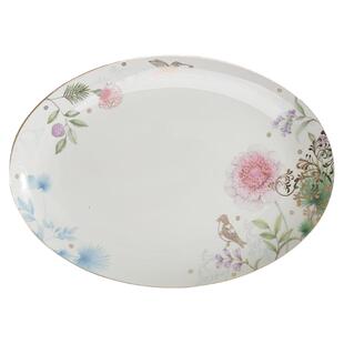 后海家用骨瓷碗碟新中式餐具套装单个饭碗盘高档陶瓷乔迁春风十里