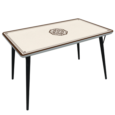 中式古风皮革桌垫防水防油防烫桌布长方形花卉桌垫免洗餐桌茶几垫