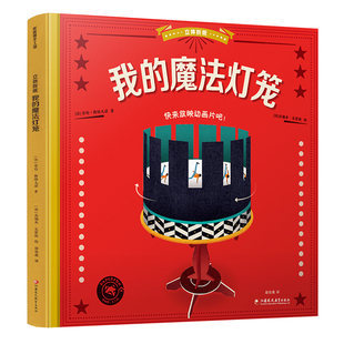 立体折纸 我的魔法灯笼  趣味手工视觉研究拼插3d模型制作光学玩具书 内附12组精美动画素材 手绘插图西洋镜 3-6-9岁儿童绘本