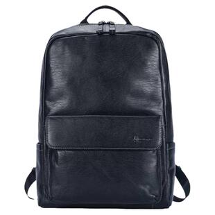 暇步士男士双肩包真皮通勤大容量背包头层牛皮商务电脑包旅行背包