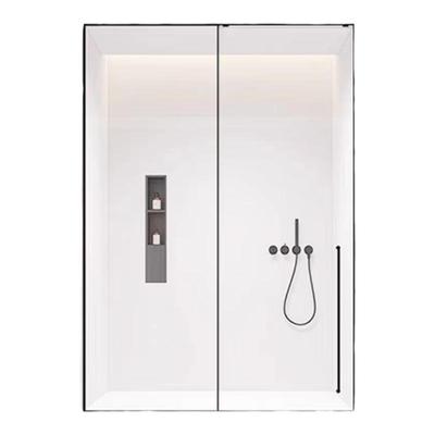 万好一字型极窄缓冲淋浴房包送装