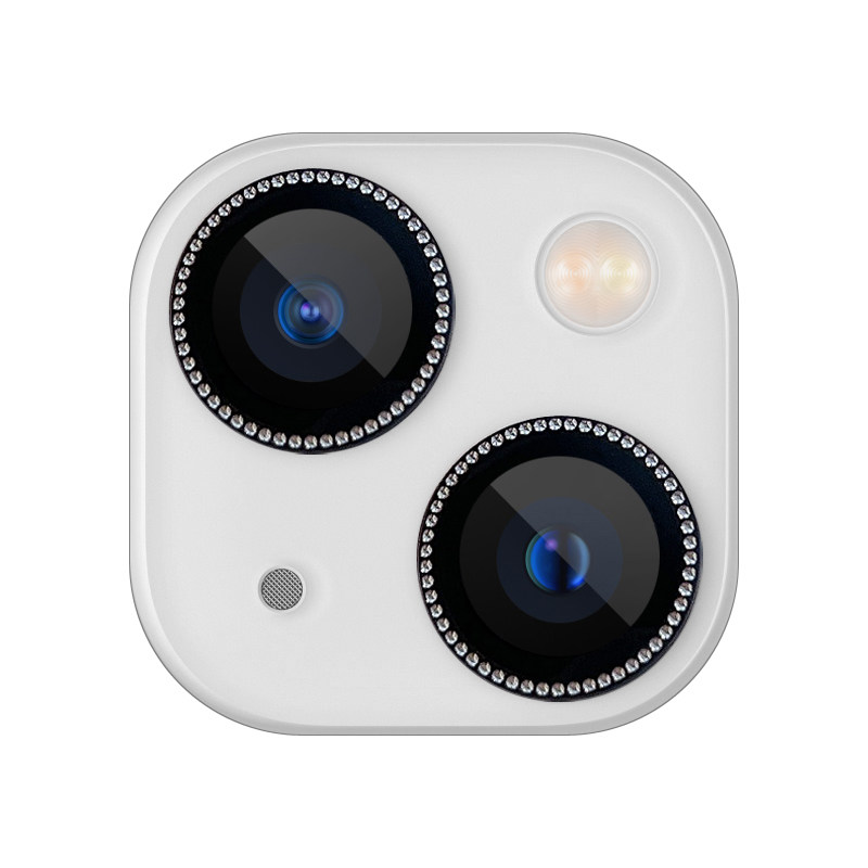 适用苹果17promax闪钻镜头膜iPhone14小闪点镜头圈16promax后镜头保护膜15plus防爆12proma